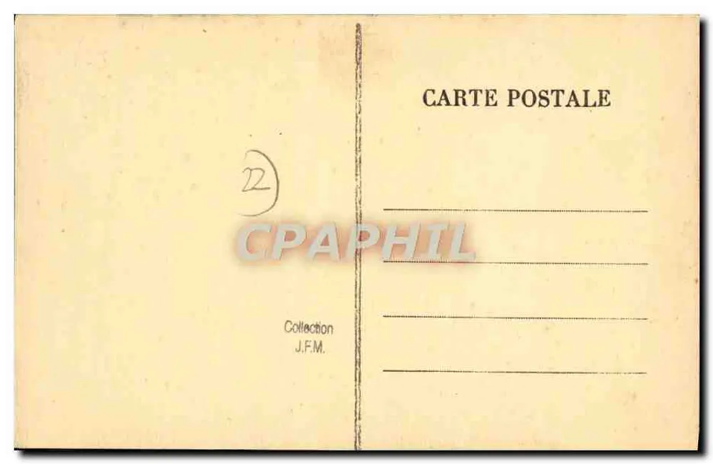 Lannion — Rathaus — Édit. Le Saint, Tabags Lannion - Rückseite