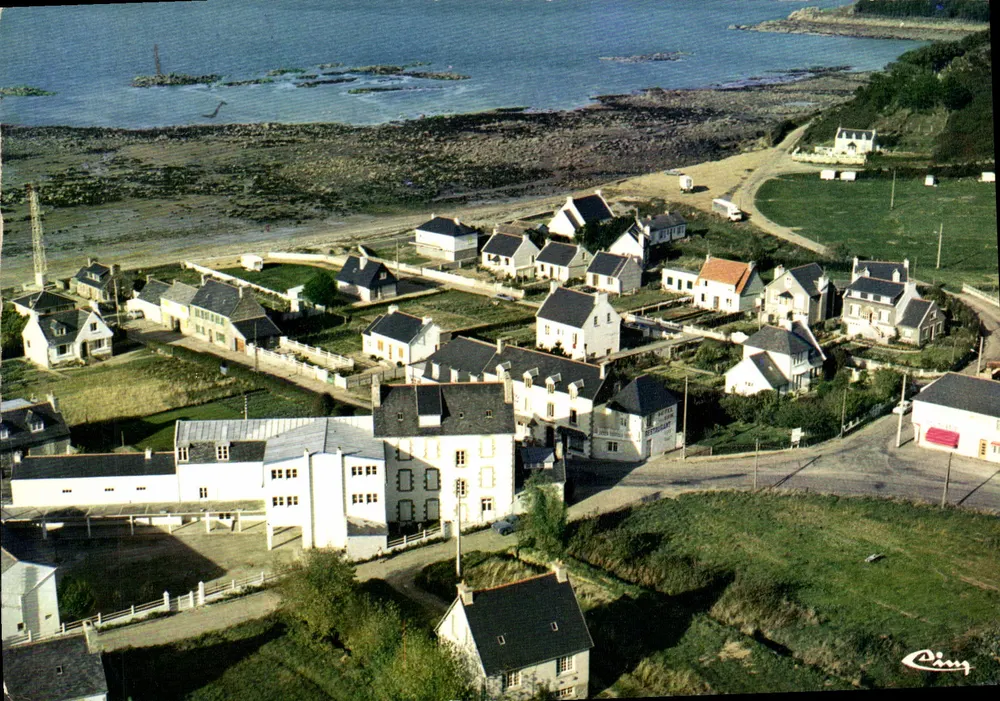 Locquemeau (22) — vista geral aérea — Impressora Maton - Frente