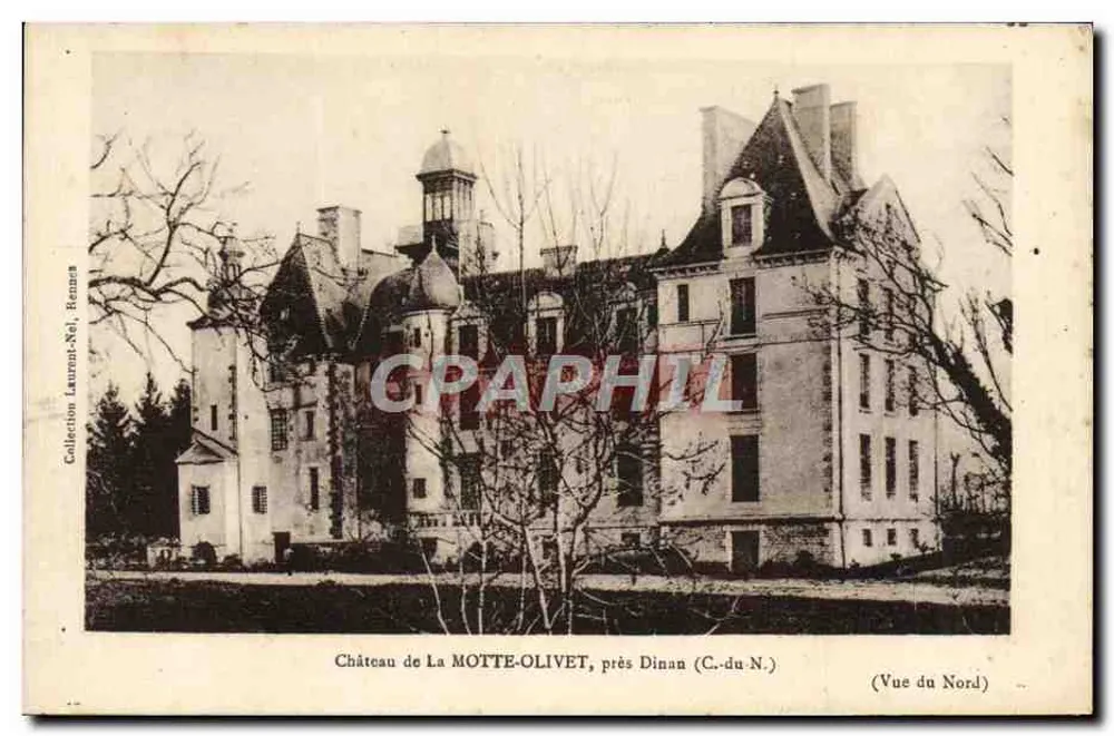 Schloss La MOTTE-OLIVET, nahe Dinan (C.-du-N.) — Ansicht von Norden — Sammlung Laurent-Noël, Rennes - Vorderseite