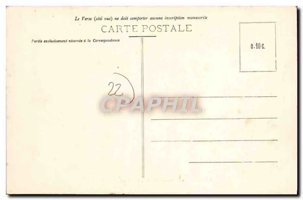 Schloss La MOTTE-OLIVET, nahe Dinan (C.-du-N.) — Ansicht von Norden — Sammlung Laurent-Noël, Rennes - Rückseite