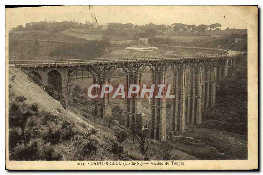 Saint-Brieuc (C.-du-N.) — Viaduc de Toupin — Édition La Gigogne, 5 rue du Boté, Rennes - Vorderseite
