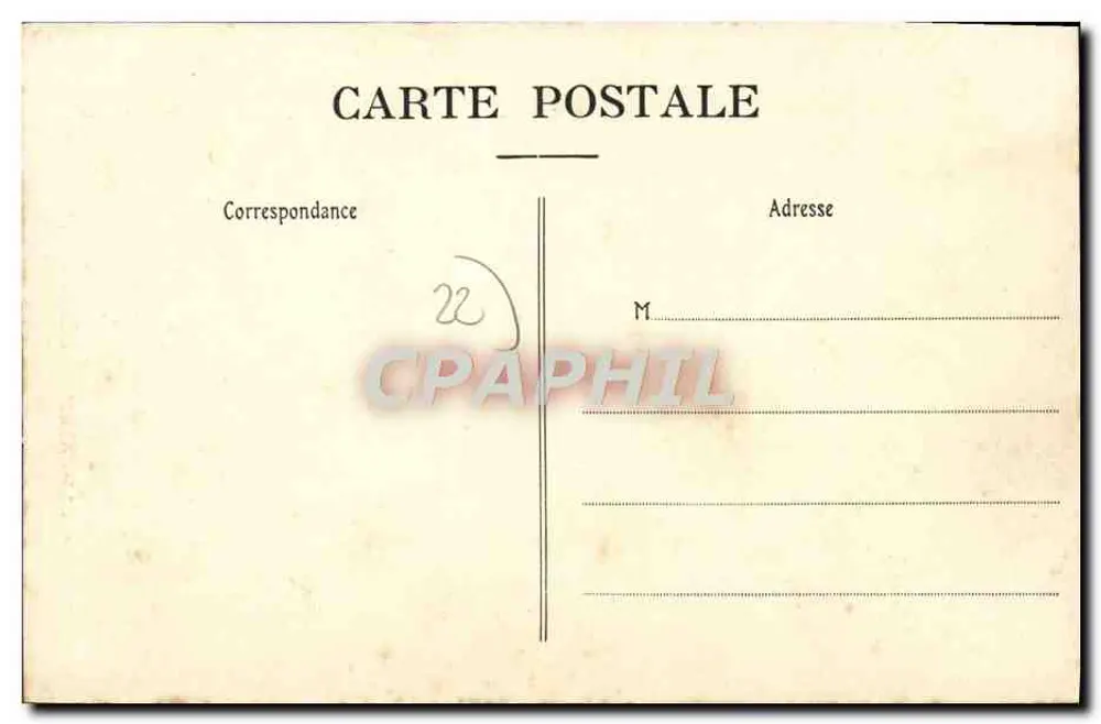 St-Brieuc — Rue St-Jacques — Éditeur E.H. n°37 - Verso