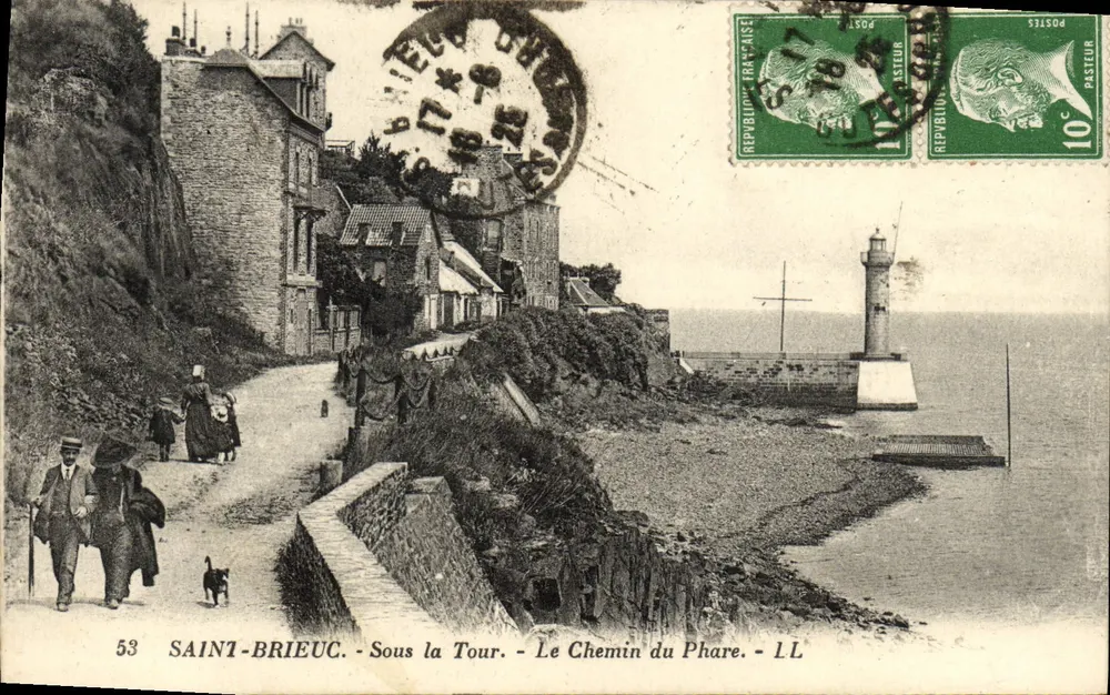 Saint-Brieuc - Unter der Turm - Der Weg zum Leuchtturm - LL - Vorderseite