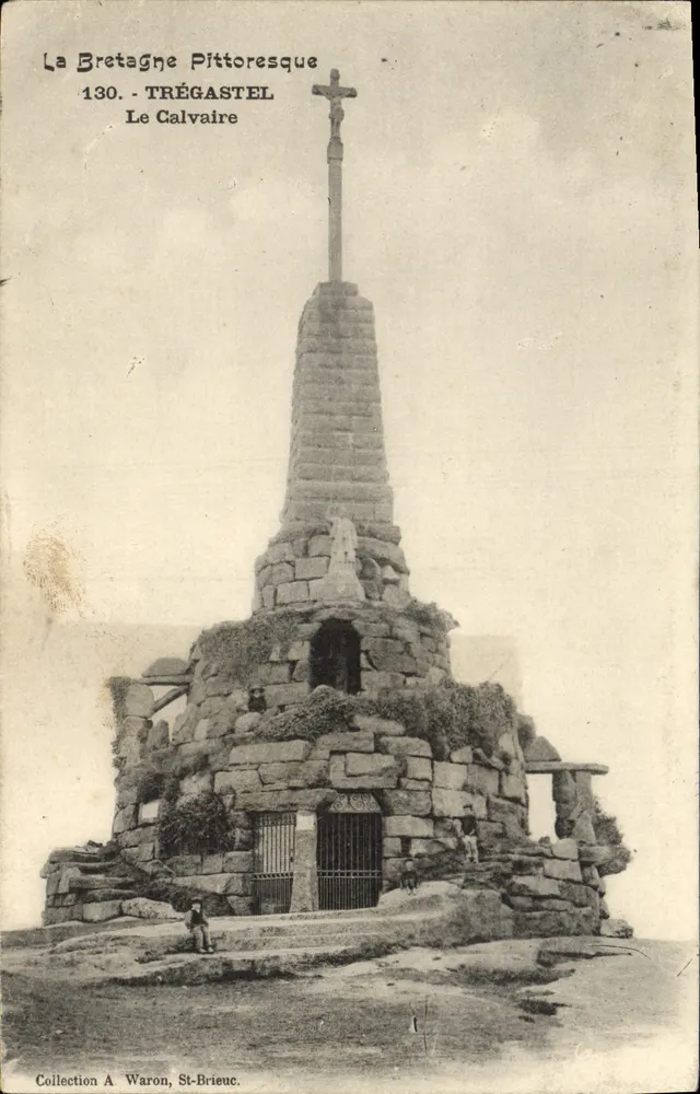 Der Calvary - Trégastel — Sammlung A. Waron, St-Brieuc - Vorderseite