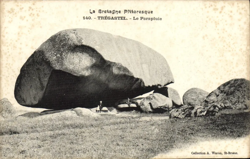 Trégastel - Der Parapluié — Sammlung A. Waron, St-Brieuc - Vorderseite