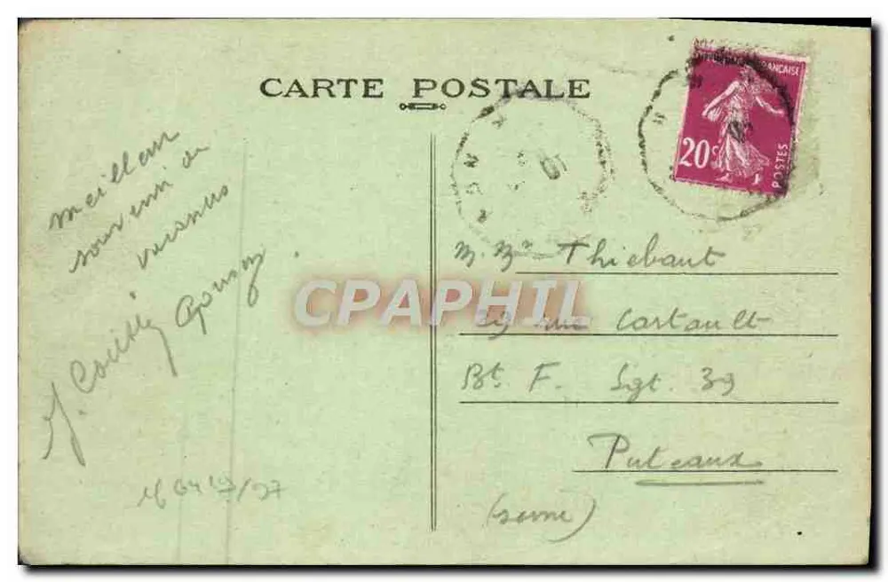 Tréguier — Denkmal für die Toten des Krieges (von Francis Renaud) - Rückseite