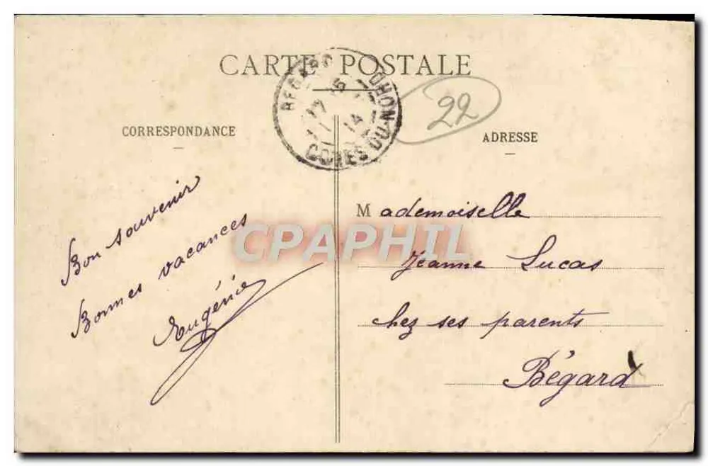 Tréguier (C.-du-N.) — A Catedral concluída no século XV — editor H. Leclerc - Verso