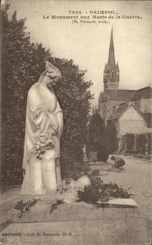 Paimpol - Das Kriegsdenkmal — (M. Vermard, Bildhauer) - Vorderseite