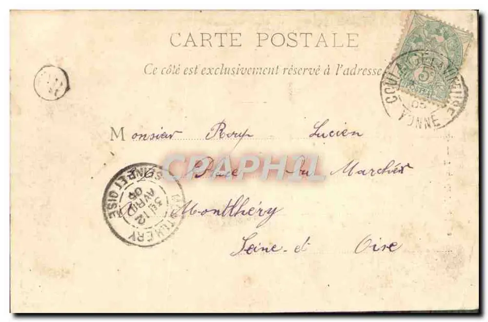 NIMES — Torre da Hora — B F CHALON-S-SAONE n°217 - Verso