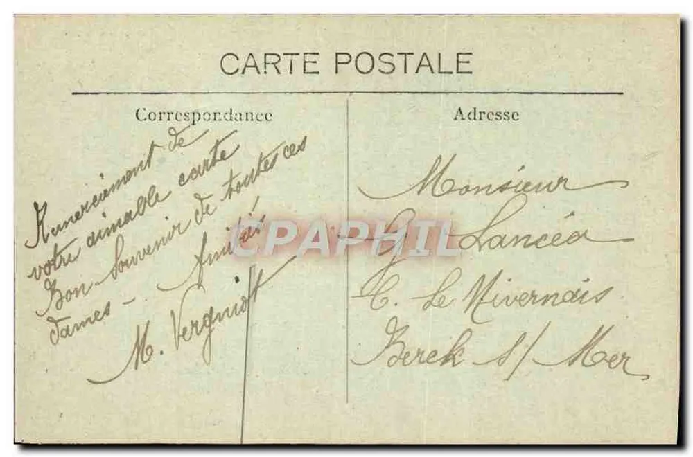 Nîmes — Avenida Victor-Hugo — A.R. - Verso