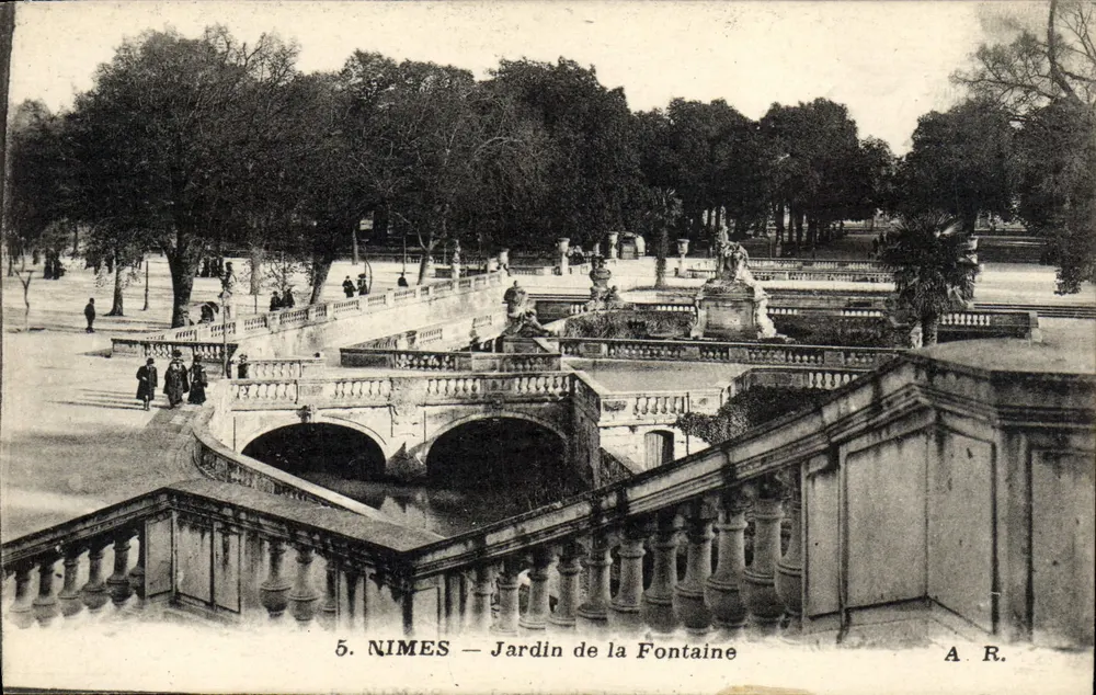 NÎMES — Jardin de la Fontaine — A.R. n°5 - Vorderseite