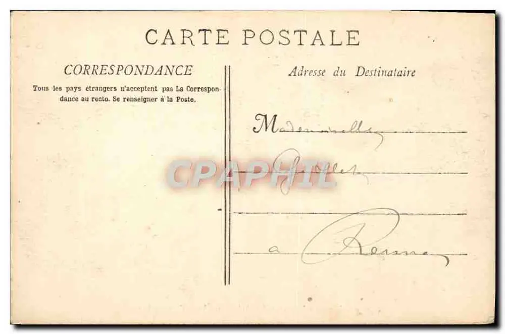 Nîmes — Blick auf den Innenraum der Arenen an einem Tag der Hinrichtung — Verlag E. Lacour, Marseille - Rückseite