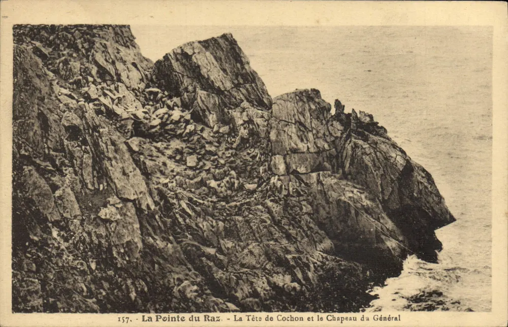 La Pointe du Raz - Die Schweinshaupt und der Generalkappe — Sammlung Villiers Chaimper - Vorderseite