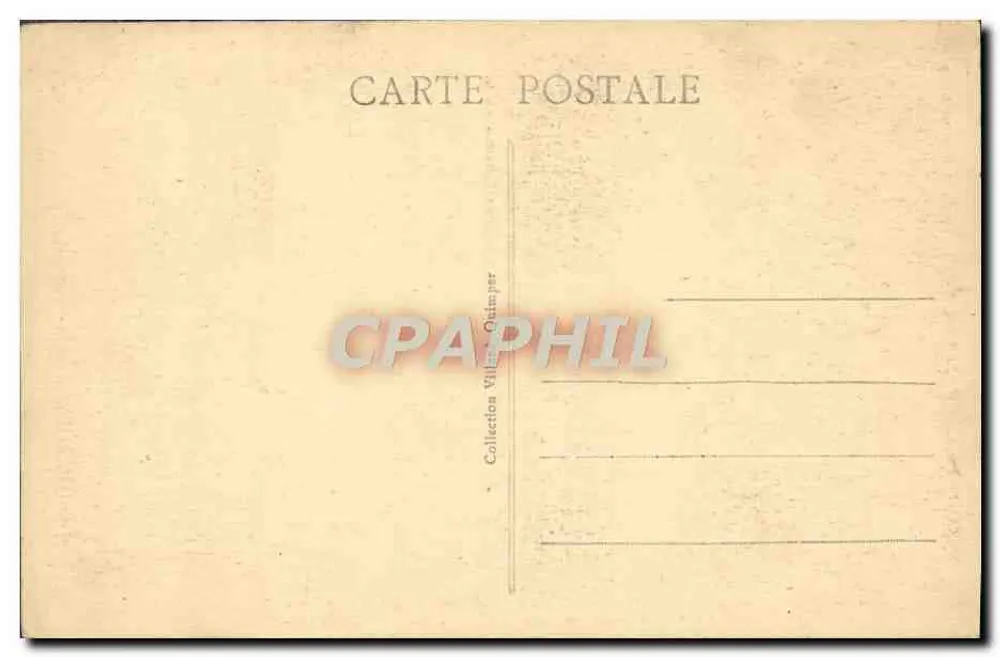 La Pointe du Raz - Die Schweinshaupt und der Generalkappe — Sammlung Villiers Chaimper - Rückseite