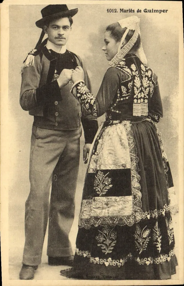 Casados de Quimper — série 1012 — Gollanzen, Vinzang, Quimper - Frente