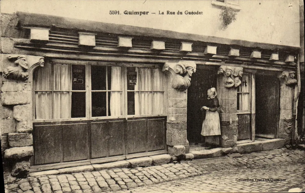 Quimper — La Rue du Guéodet — Sammlung Vrac Quimper - Vorderseite