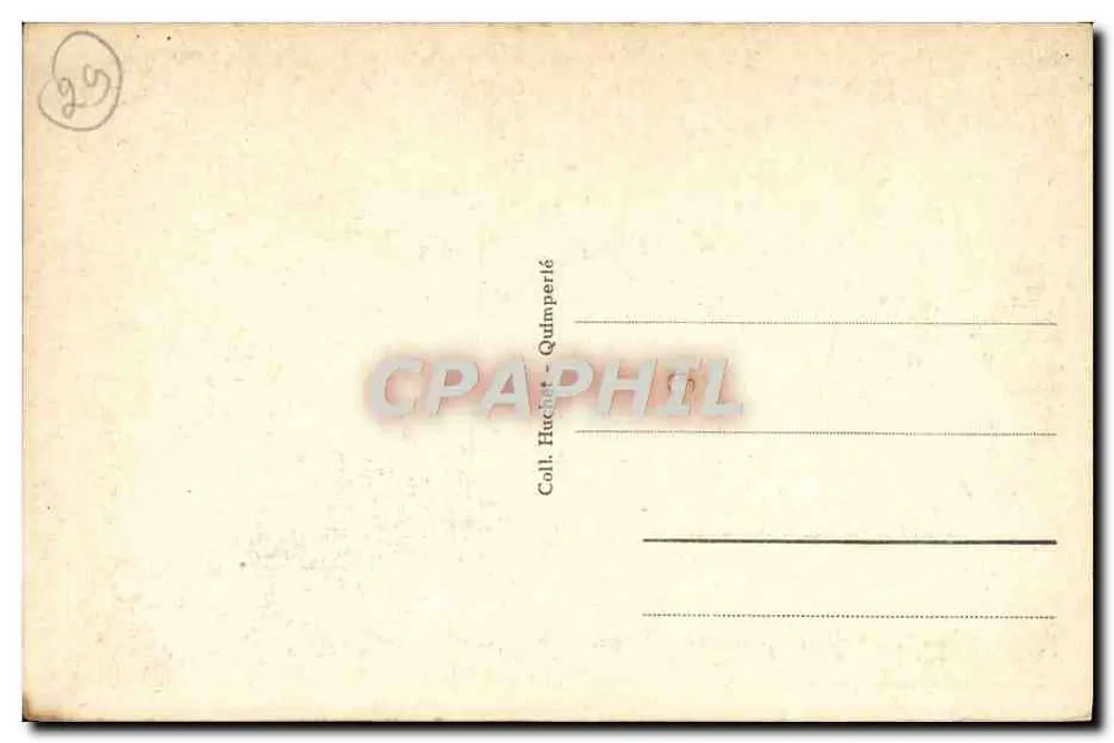 Innenansicht der Kirche Ste-Croix — Quimperlé — Verlag: Quimperlé, Nr. 31 - Rückseite