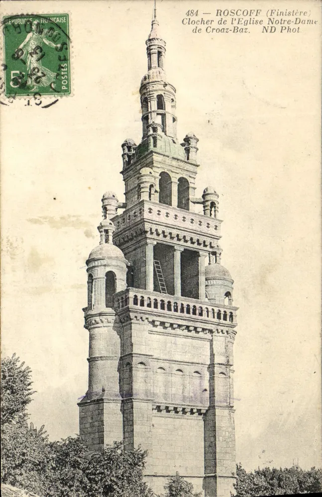 Glockenturm der Kirche Notre-Dame — Roscoff (Finistère) — ND Phot. - Vorderseite