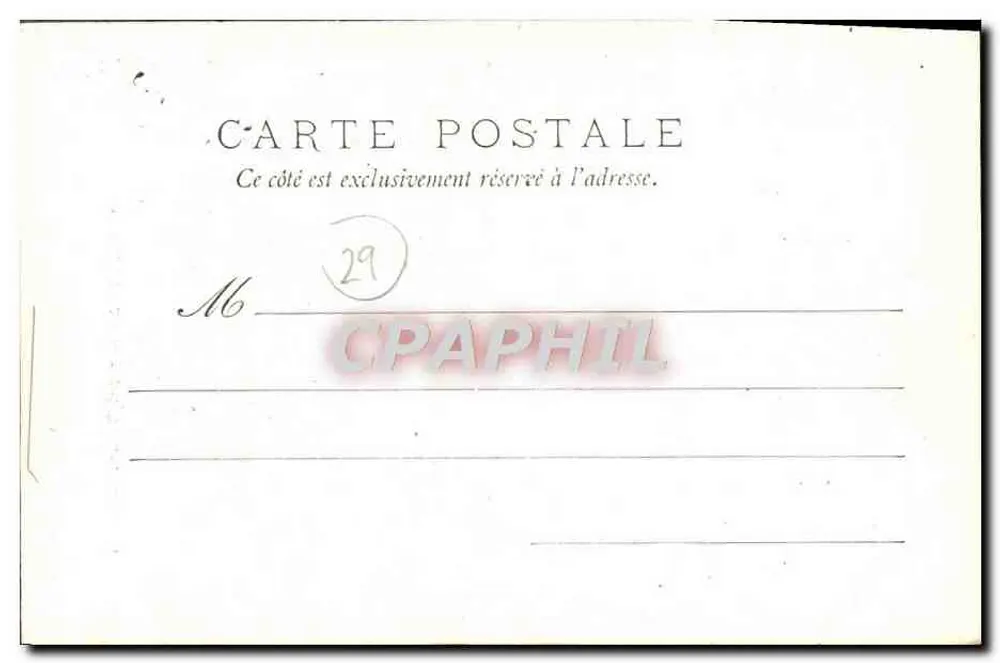Saint-Pol-de-Léon — Velha Casa — Andrrieu, Edição Morlaix - Verso