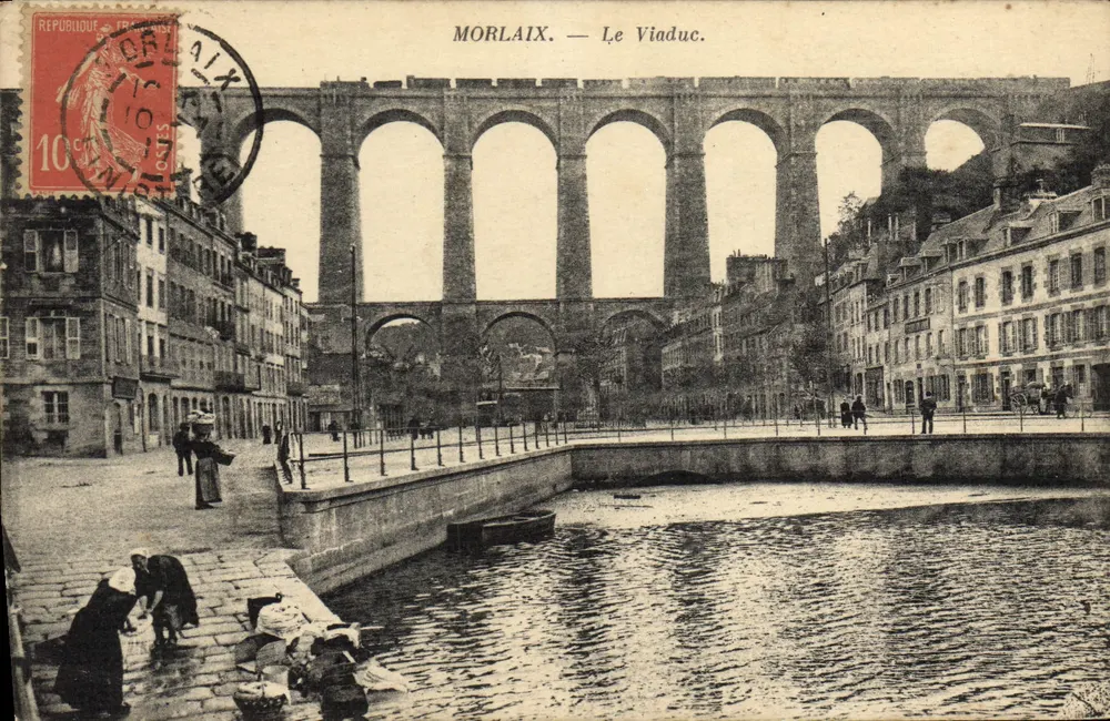 Morlaix — Le Viaduc. — Éditeur : NIEUBRIN ET CIE, n° 29 - Frente