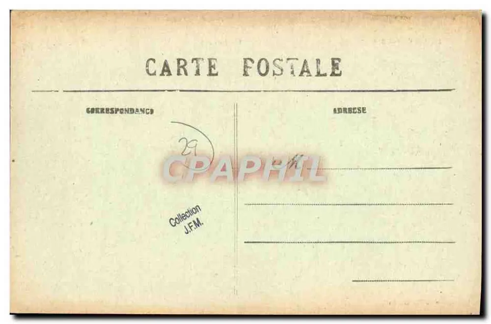 La Forest — Castelo de La Forest — Coleção Villard Quimper - Verso