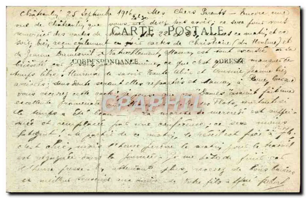 Châteaulin — Pittoresker Ort — Schöne kleine Stadt (4200 h.) angenehm gelegen am Aulne und am Kanal von Nantes nach Brest — Linker Uferkai — Le Donré, phot. publ. Châteaulin - Rückseite