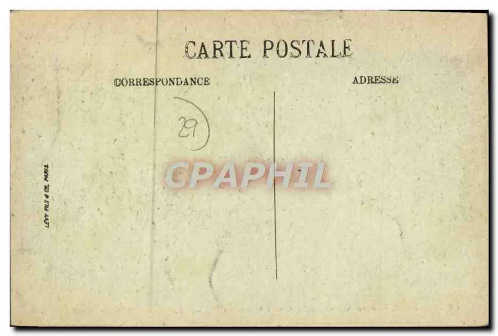 Châteaulin — Panorama vers la Gare — Châteaulin-Ville — Librairie Corcuff, Châteaulin - Verso