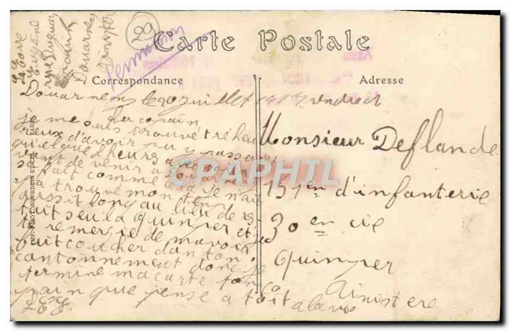 Douarnenez — Le Grand Port au retour des Barques — ND. Phot. - Rückseite