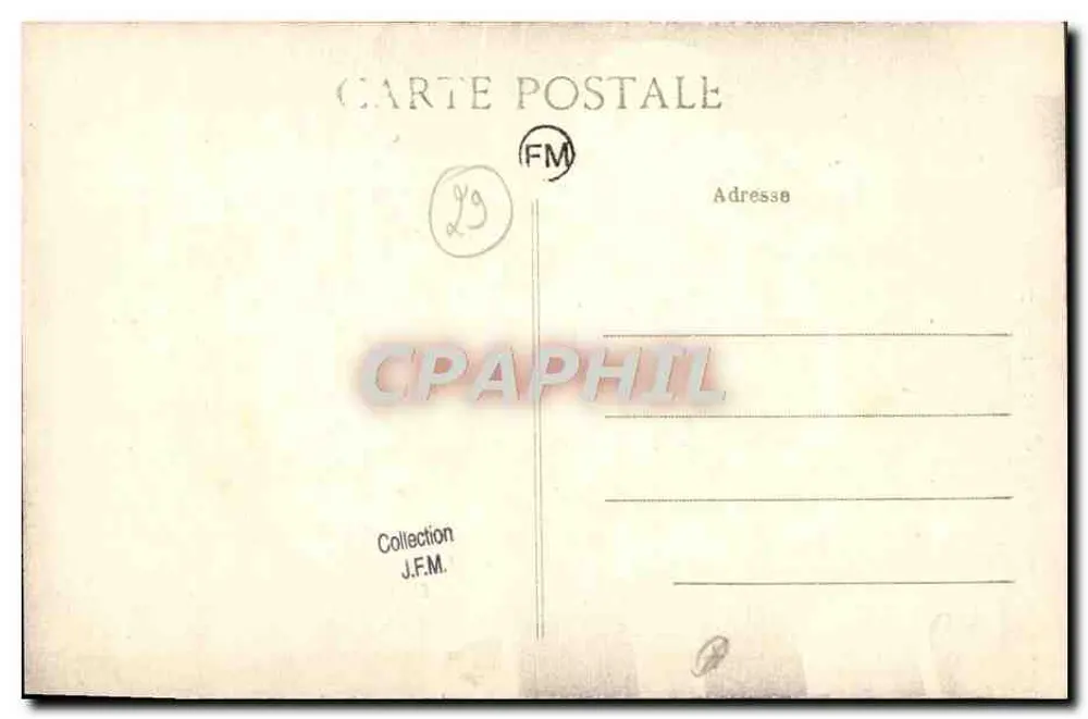 Confort — Die Unterschrift des Bürgermeisters — Sammlung Villard, Quimper - Rückseite