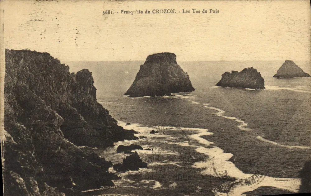 Presqu'île de Crozon — Les Tas de Pois — Verleger unbekannt, n° 368r - Vorderseite