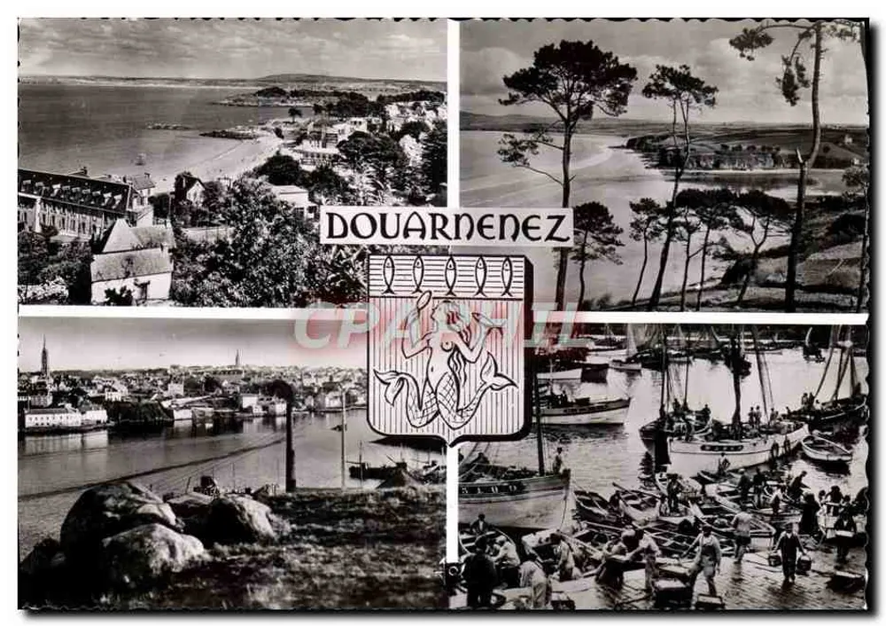Douarnenez — Panoramablick und Hafen — Éditions d'Art JOS, Châteaulin - Vorderseite