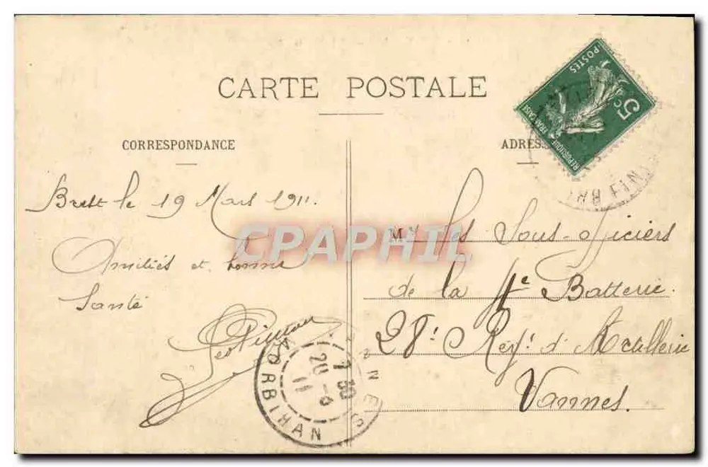 Brest - O Grande Ponte — G.B. — n°16 - Verso