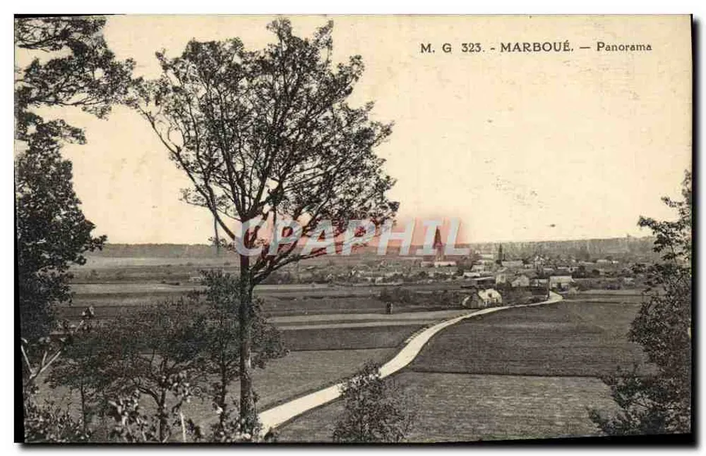 Marboué — Panorama — M. G 323 - Frente
