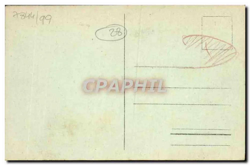 Castelo de FRAZÉ (Eure-et-Loir) — Vista geral — G. Foucault, editor, Dreux, n°279 - Verso