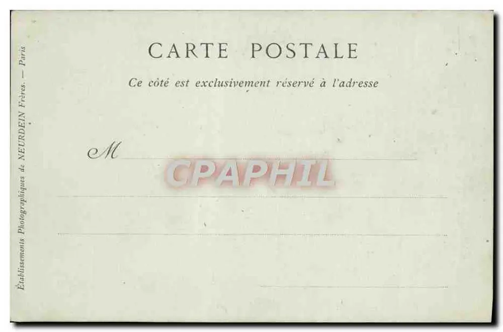 Dreux — Kapelle Saint-Louis, Umkreis des Chors — Collections ND. Phot. - Rückseite