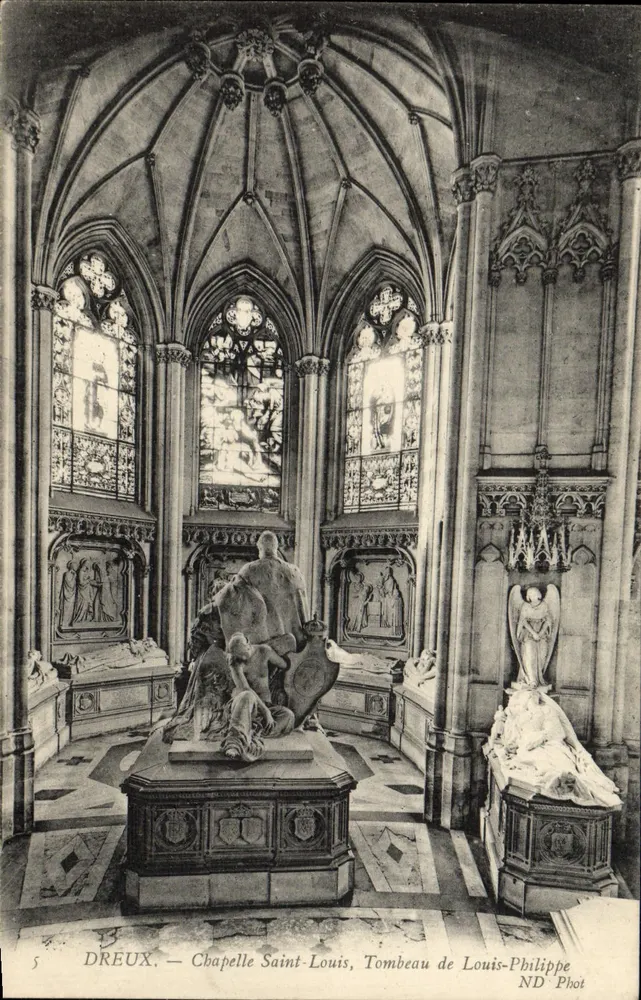 Dreux — Kapelle Saint-Louis, Grabmal von Louis-Philippe — ND Phot - Vorderseite