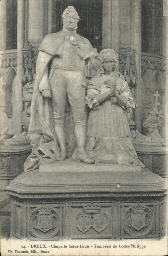 Dreux - Kapelle Saint-Louis - Grabmal von Louis-Philippe — Ch. Foucault, Verlag, Dreux - Vorderseite