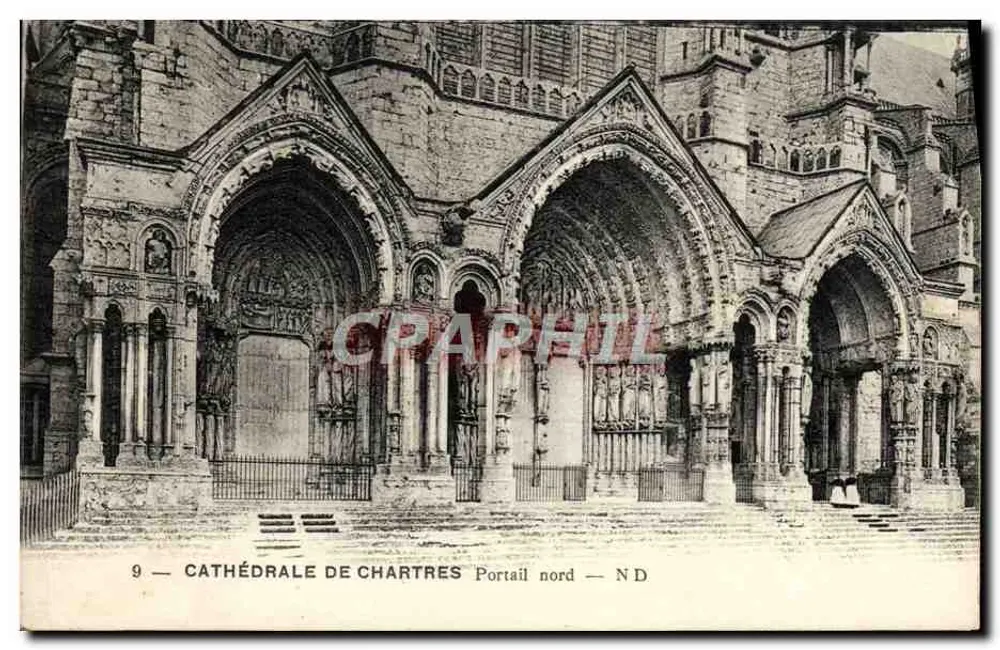 Kathedrale von Chartres — Nordportal — ND — Verlag: Levy et Neudrein Reunis, Paris - Vorderseite