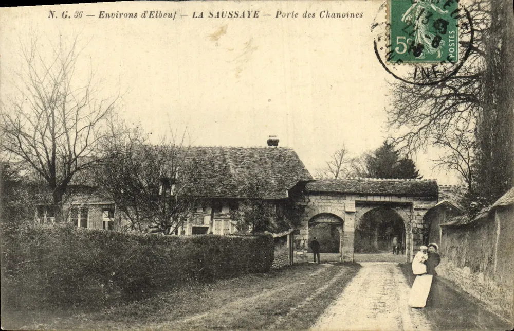 La Saussaye — Tor der Kanoniker — N.G. 36 — Umgebung von Elbeuf - Vorderseite