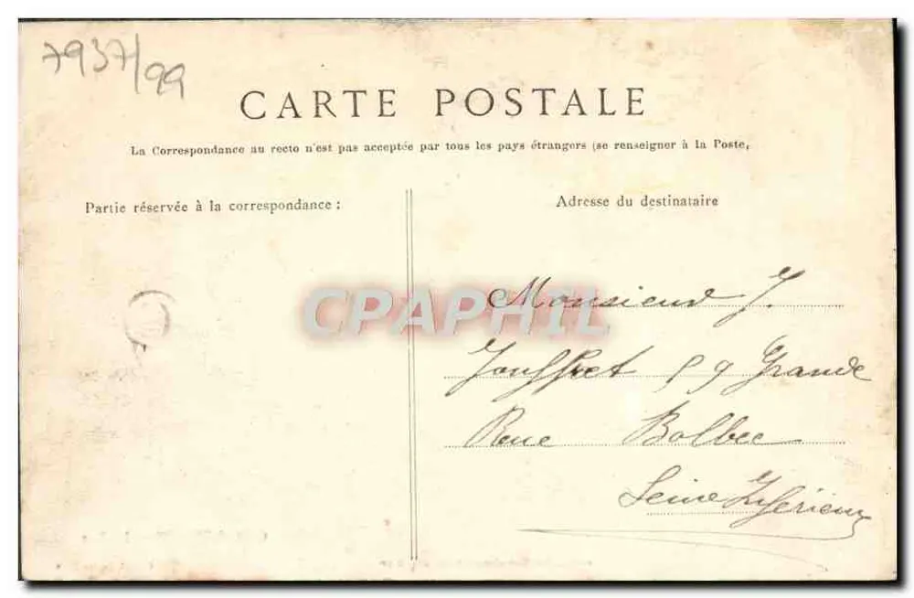 Quillebeuf — O Bac — Cliché Le Moigne - Verso