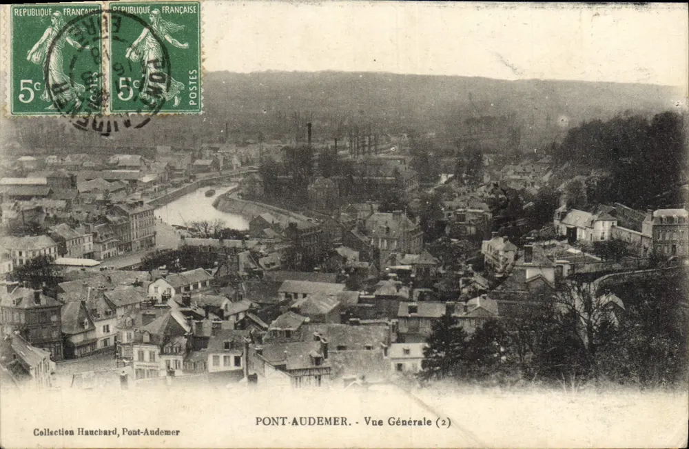 Pont-Audemer — Visão Geral (2) — Coleção Hauchard, Pont-Audemer - Frente