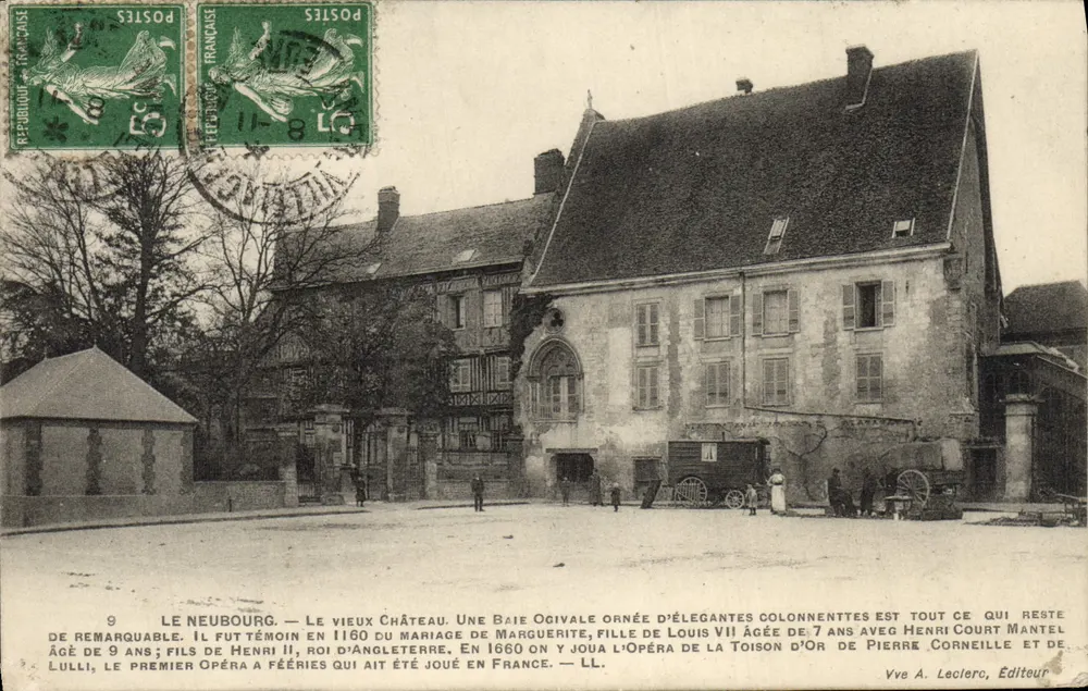 Le Neubourg — Das alte Schloss — Vve A. Leclerc, Verleger - Vorderseite
