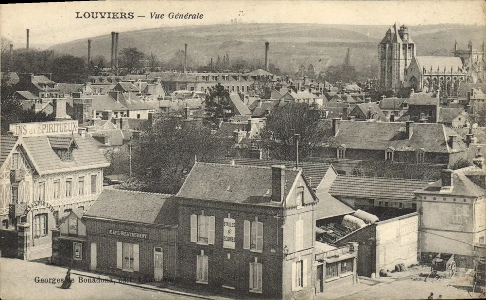 Louvières — Vista Geral — Georges Bonadona, editor Louvières - Frente