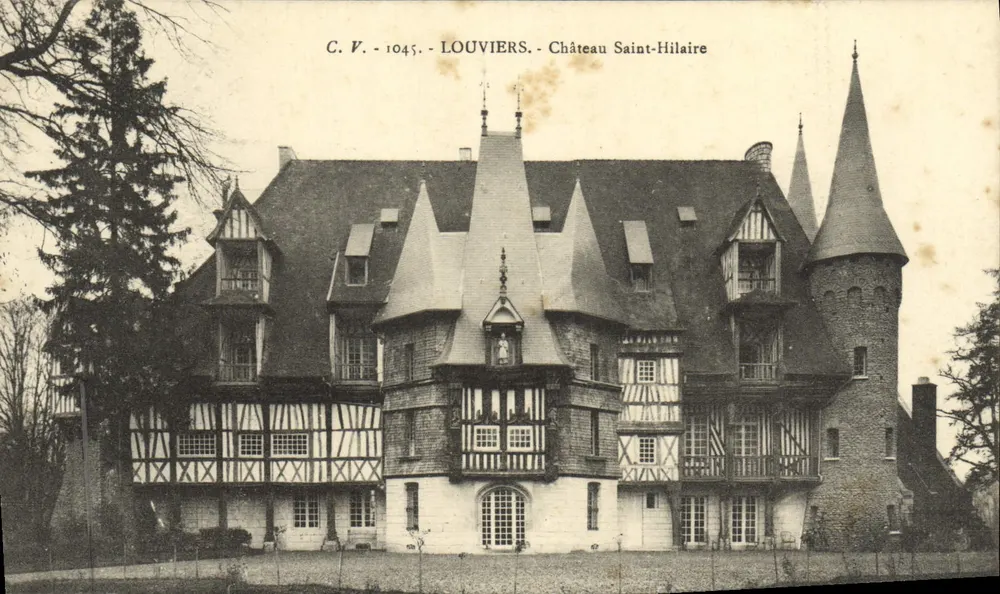 Louvières - Castelo de Saint-Hilaire — C.V. 1045 - Frente