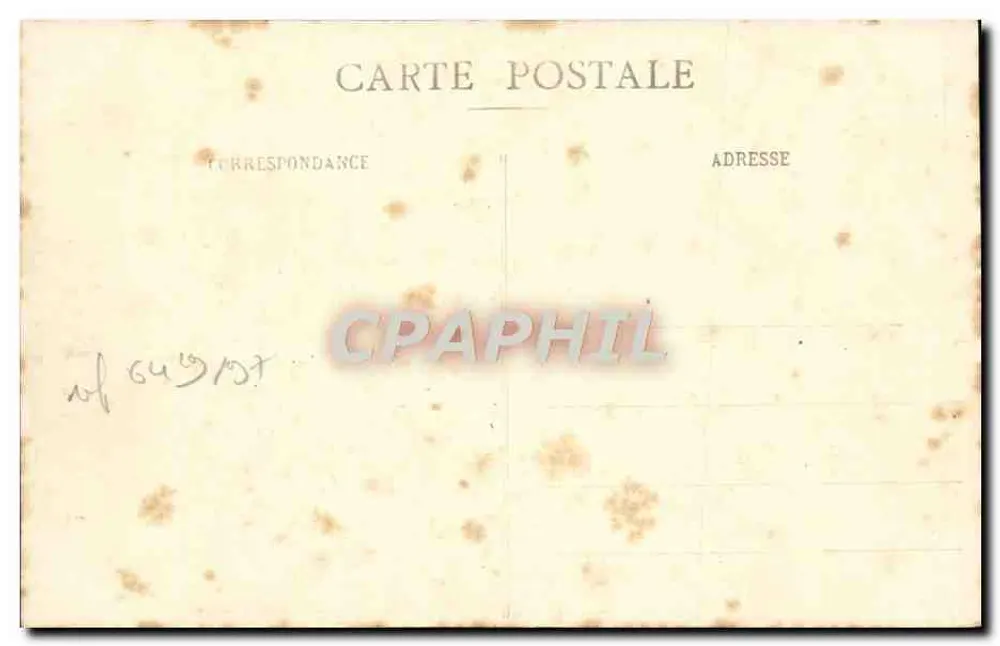 Louvières - Castelo de Saint-Hilaire — C.V. 1045 - Verso