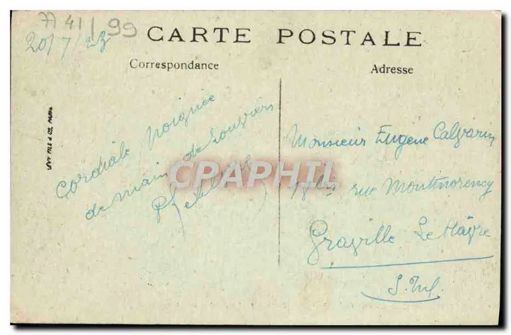 Louvières — Straße Neubourg — Verlag LL - Rückseite
