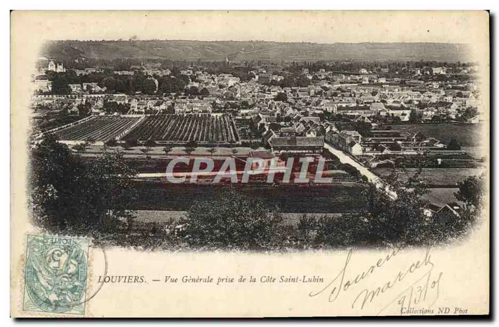 Louvières — Allgemeiner Blick von der Côte Saint-Lubin — Collections ND Phot - Vorderseite