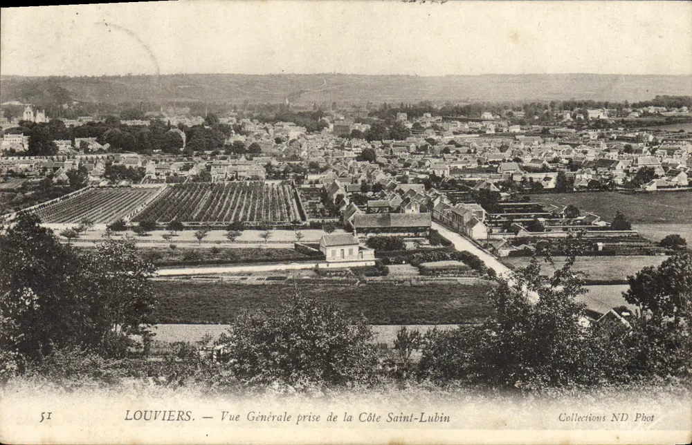 Louvières — Allgemeine Ansicht vom Côte Saint-Lubin — Collections ND Phot - Vorderseite