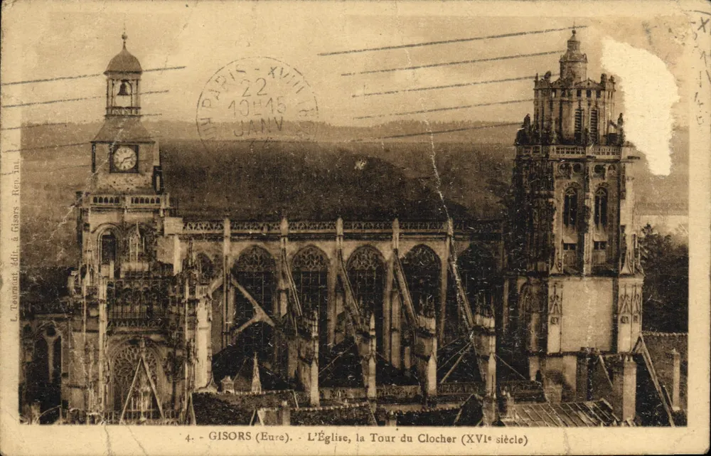Gisors (Eure) — L'Église, la Tour du Clocher (XVIe siècle) — L. Tournai, éditeur à Gisors - Vorderseite