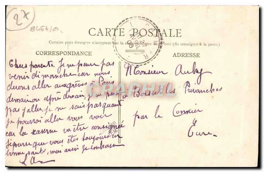 Glisolles — Le Moulin. — Éditeur : 54. GLISOLLES. - Verso